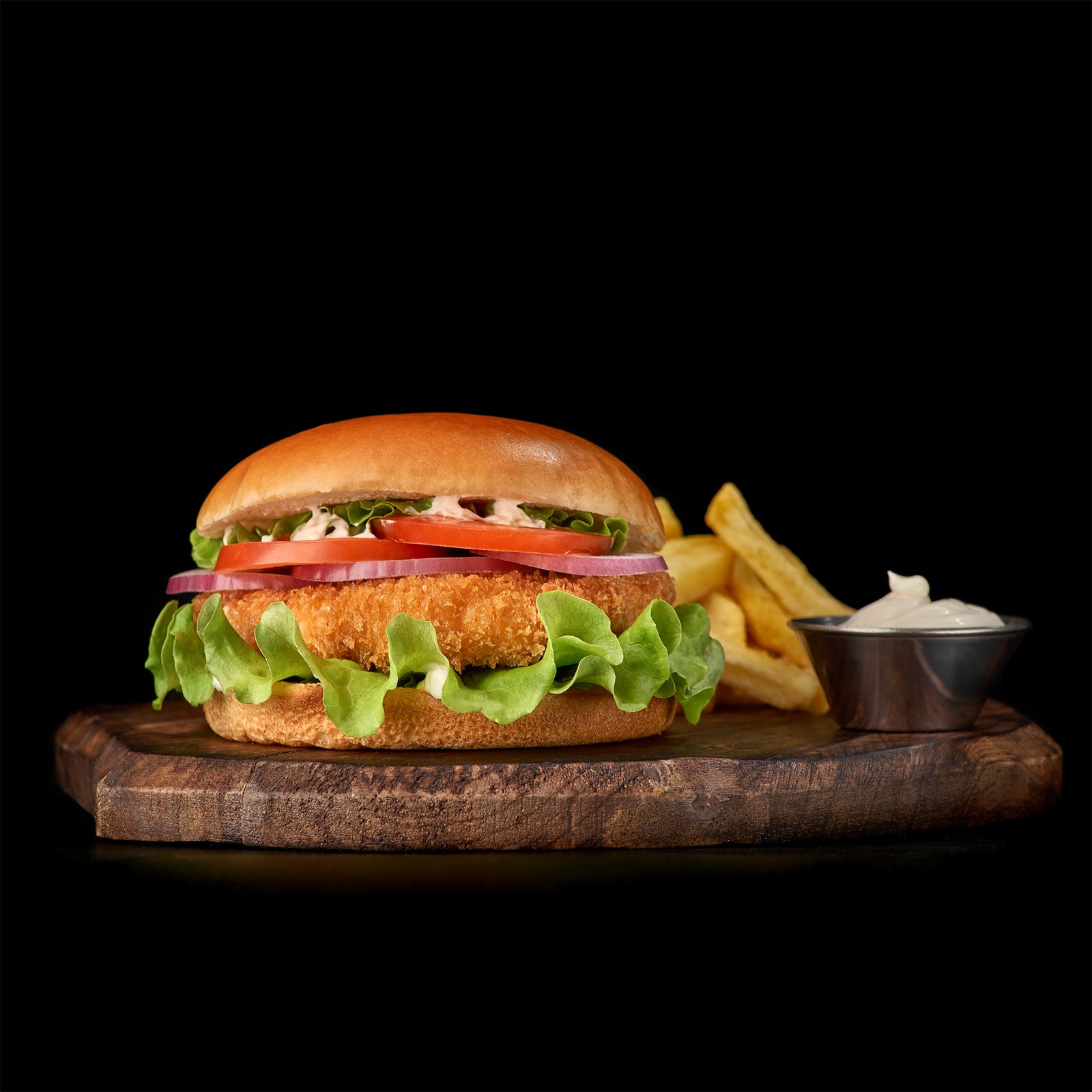 Chicken Burger Menu — fotografie produs